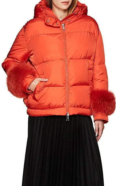 商品Moncler|Effraie Fur-Cuff Down-Quilted Puffer Jacket,价格¥4502,第5张图片详细描述