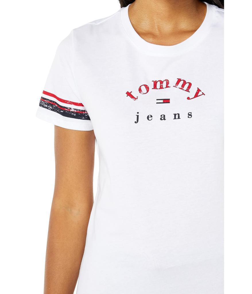 商品Tommy Jeans|Distressed Logo Tee,价格¥151-¥168,第5张图片详细描述
