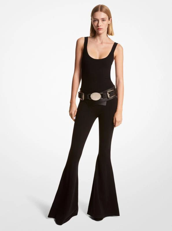 商品Michael Kors|Stretch Cashmere Flared Jumpsuit,价格¥4470,第1张图片