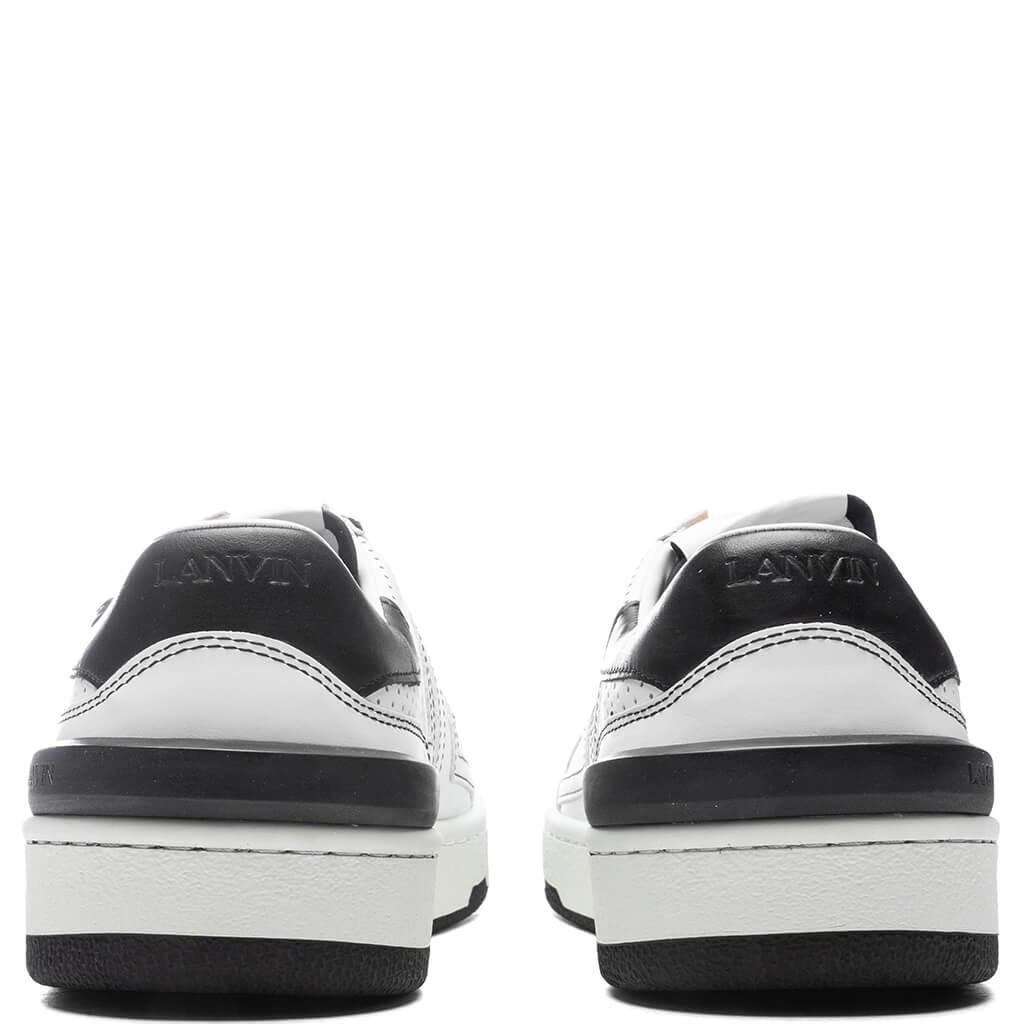 Lanvin Clay Low Top Sneakers - White/Black商品第4张图片规格展示