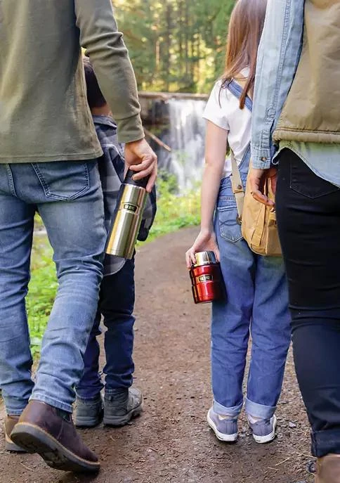 商品Thermos|24-Ounce Stainless King Vacuum-Insulated Drink Bottle (Silver),价格¥247,第4张图片详细描述