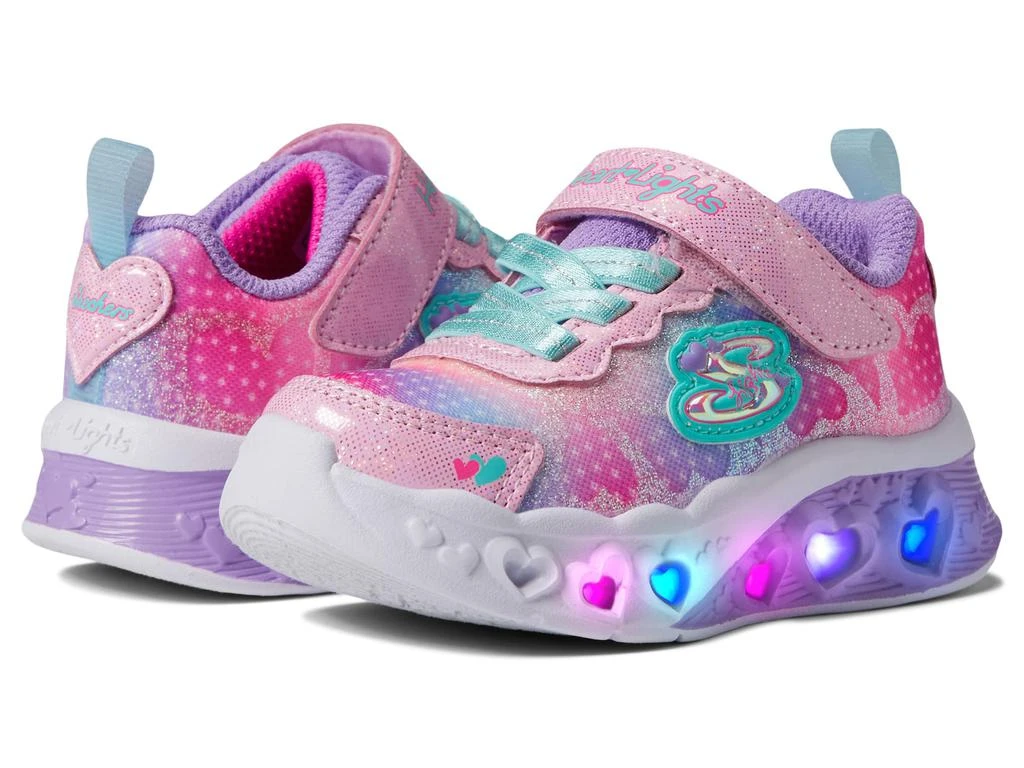 商品SKECHERS|Sport Lighted - Flutter Heart Lights - Simply Love 302315N (Toddler),价格¥270,第1张图片