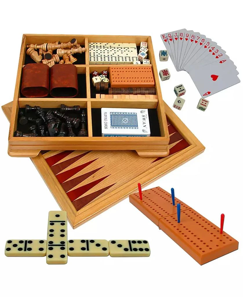 商品Trademark Global|Trademark Games Deluxe 7-In-1 Game Set,价格¥357,第2张图片详细描述