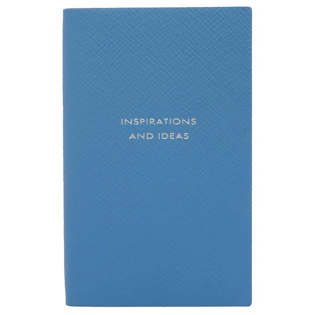 商品SMYTHSON|Inspirations And Ideas Panama Notebook in Nile Blue,价格¥297,第1张图片