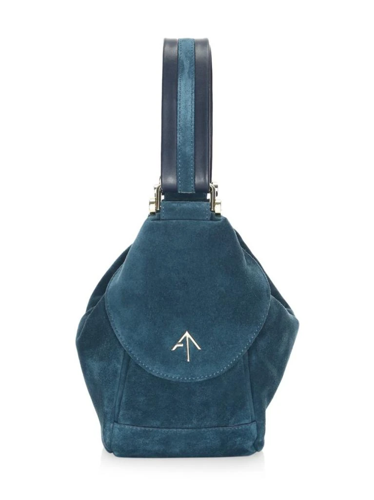 商品Manu Atelier|Manu Atelier - Micro Fernweh Suede Bucket Bag,价格¥2440,第1张图片