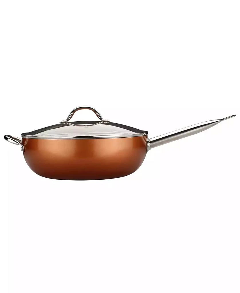 商品Culinary Edge|12", 6QT Copper Nonstick Wok Set,价格¥298,第3张图片详细描述