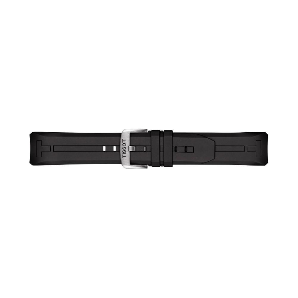 商品Tissot|Men's Swiss T-Touch Connect Solar Black Rubber Strap Smart Watch 48mm,价格¥7894,第6张图片详细描述