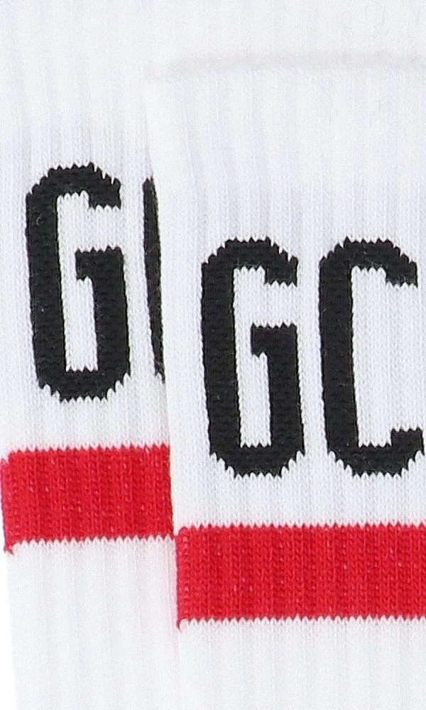 商品GCDS|GCDS Logo Intarsia Ribbed Socks,价格¥193,第3张图片详细描述