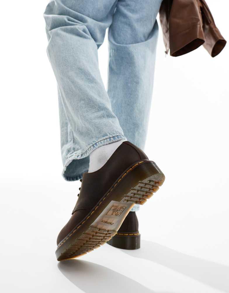 Dr. Martens Dr Martens 1461 3 eye shoe in dark brown crazy  display picture 1