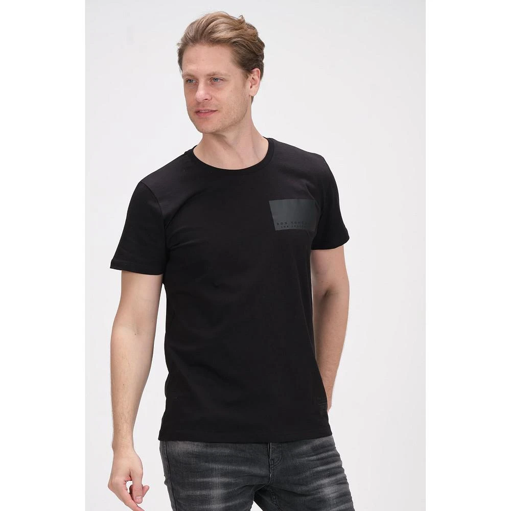商品RON TOMSON|Men's Modern Fitted Panel T-shirt,价格¥290,第5张图片详细描述