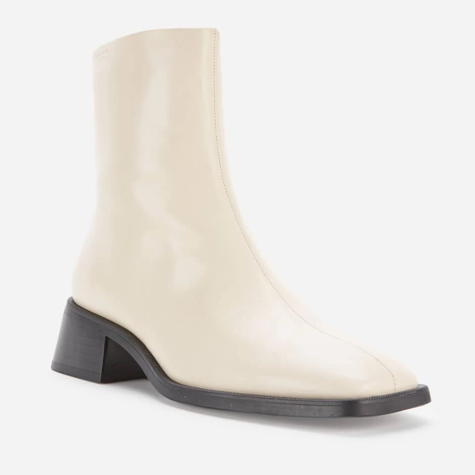 商品Vagabond|VAGABOND WOMEN'S BLANCA LEATHER ANKLE BOOTS - OFF WHITE,价格¥749,第2张图片详细描述