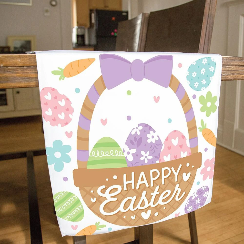 商品Big Dot of Happiness|Spring Easter Bunny - Easter Party Decor - Cloth Table Runner - 13 x 70 inches,价格¥201,第2张图片详细描述