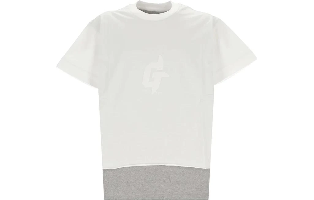 商品[国内直发] Givenchy|/纪梵希 SS23 字母Logo印标纯色合身短袖T恤 男款 白色,价格¥2527,第2张图片详细描述