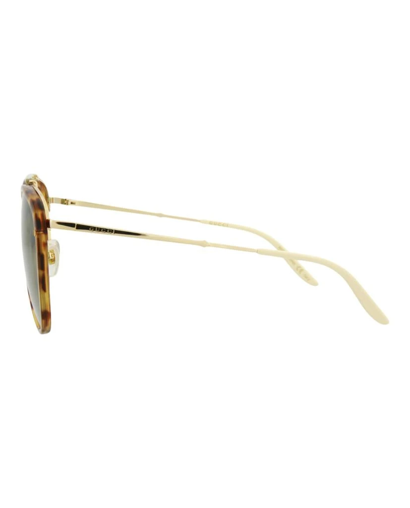 商品Gucci|Aviator-Frame Acetate Sunglasses,价格¥1063,第3张图片详细描述