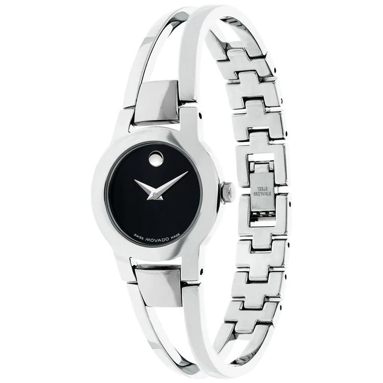 商品Movado|Amorosa 女士不锈钢手镯腕表 24mm,价格¥3304,第2张图片详细描述
