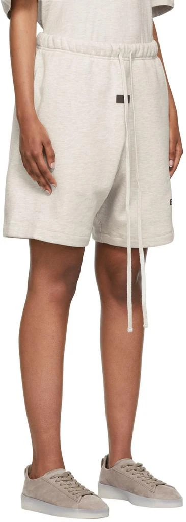 商品Essentials|Off-White Cotton Shorts,价格¥581,第2张图片详细描述