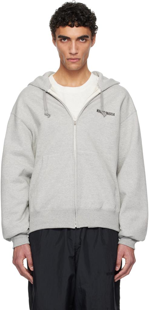 Gray Heavy Weight Full Zip Hoodie – On Sale Now with Up to