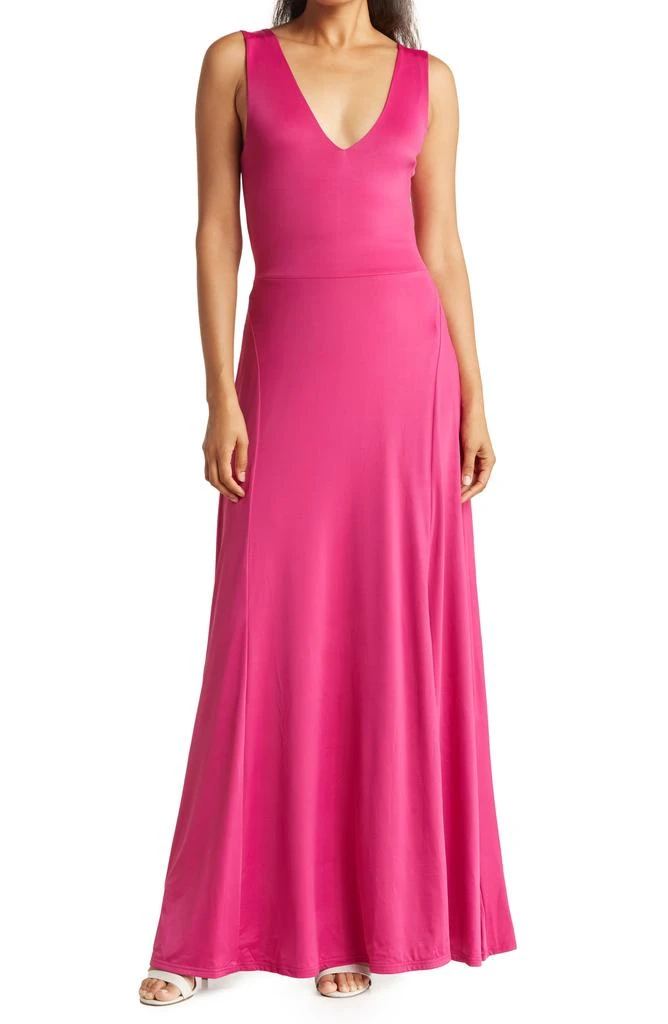 商品Love by Design|Geneva V-Neck Sleeveless Maxi Dress,价格¥149,第1张图片