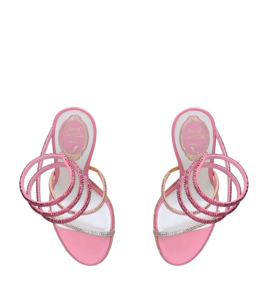商品Rene Caovilla|Leather Cleo Sandals 105,价格¥11500,第4张图片详细描述