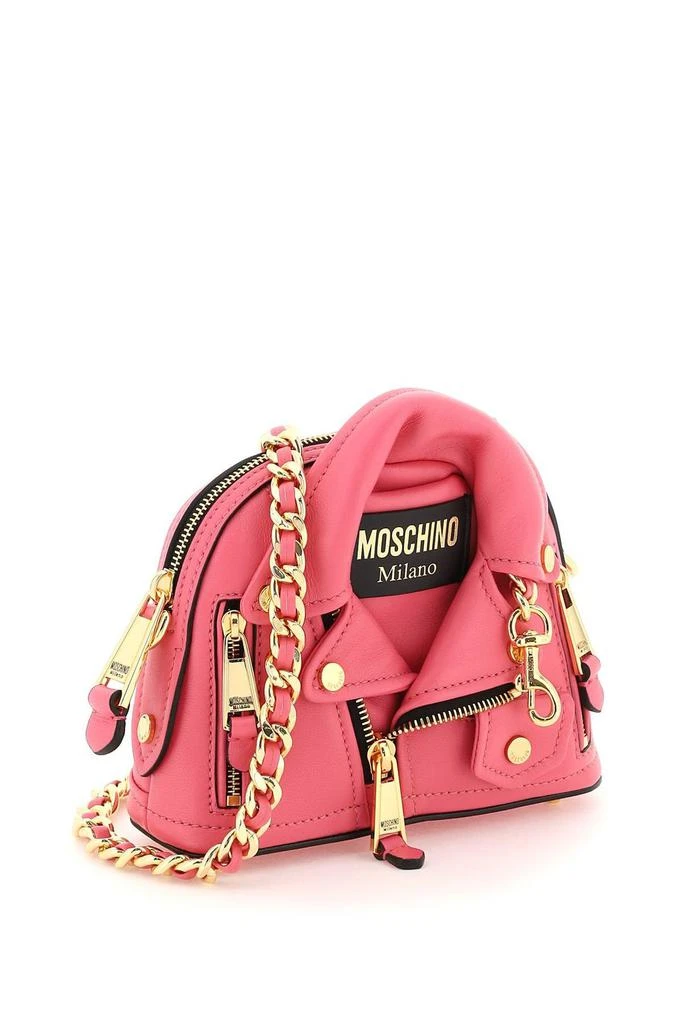 商品Moschino|Moschino Mini Biker Jacket Crossbody Bag,价格¥4792,第3张图片详细描述