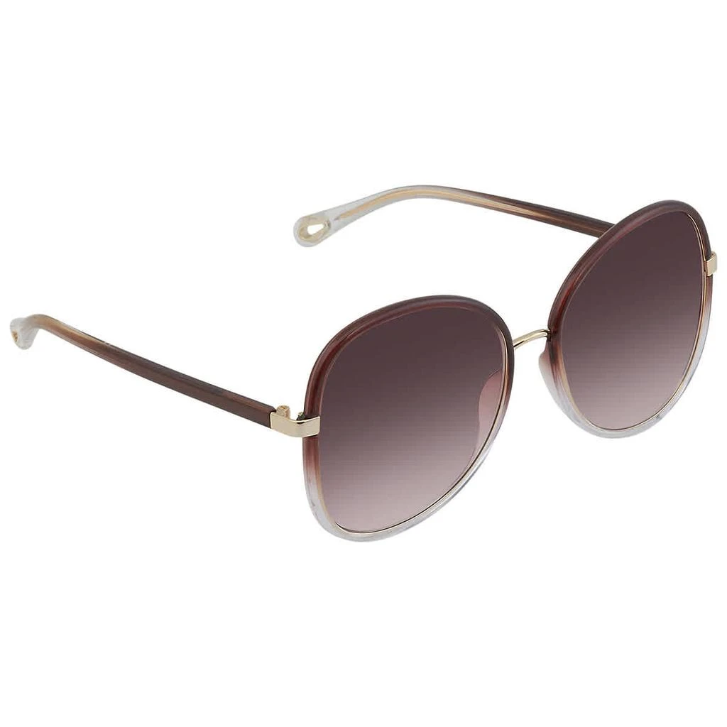 商品Chloé|Chloe Gradient Violet Butterfly Ladies Sunglasses CH0030S 003 60,价格¥1443,第1张图片