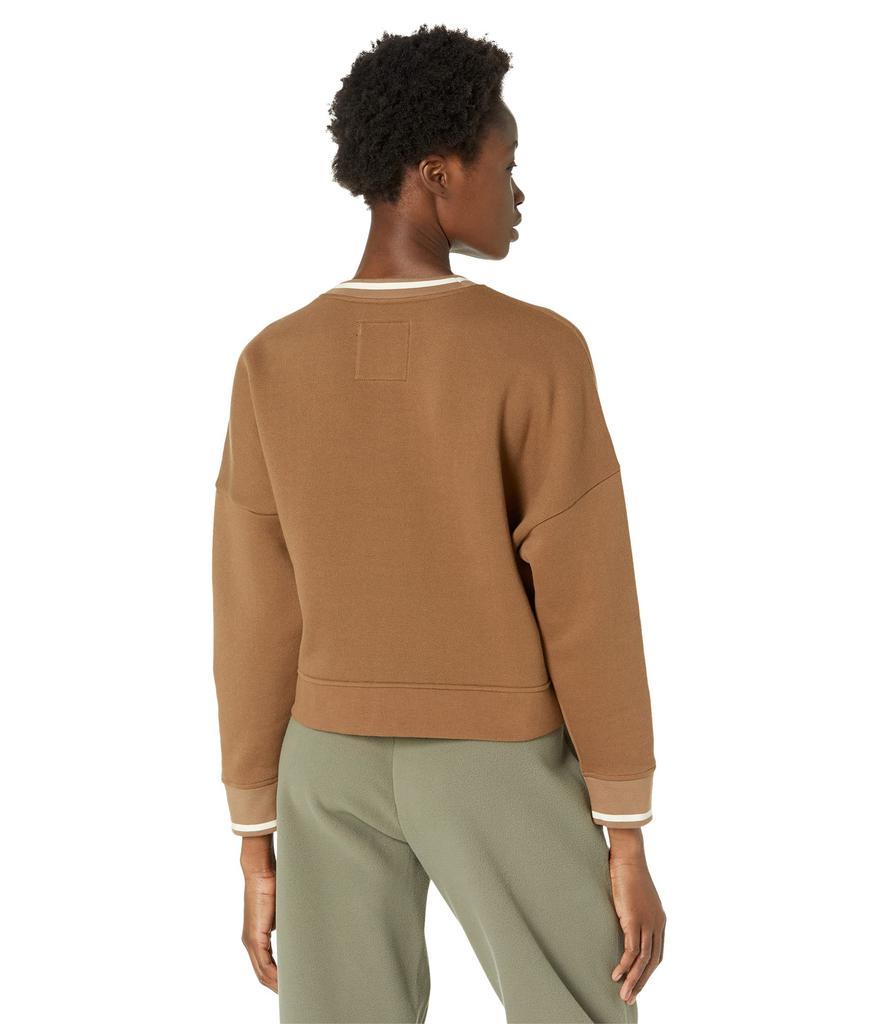商品Madewell|Foundational Fleece Cropped Classic Sweatshirt,价格¥274,第4张图片详细描述