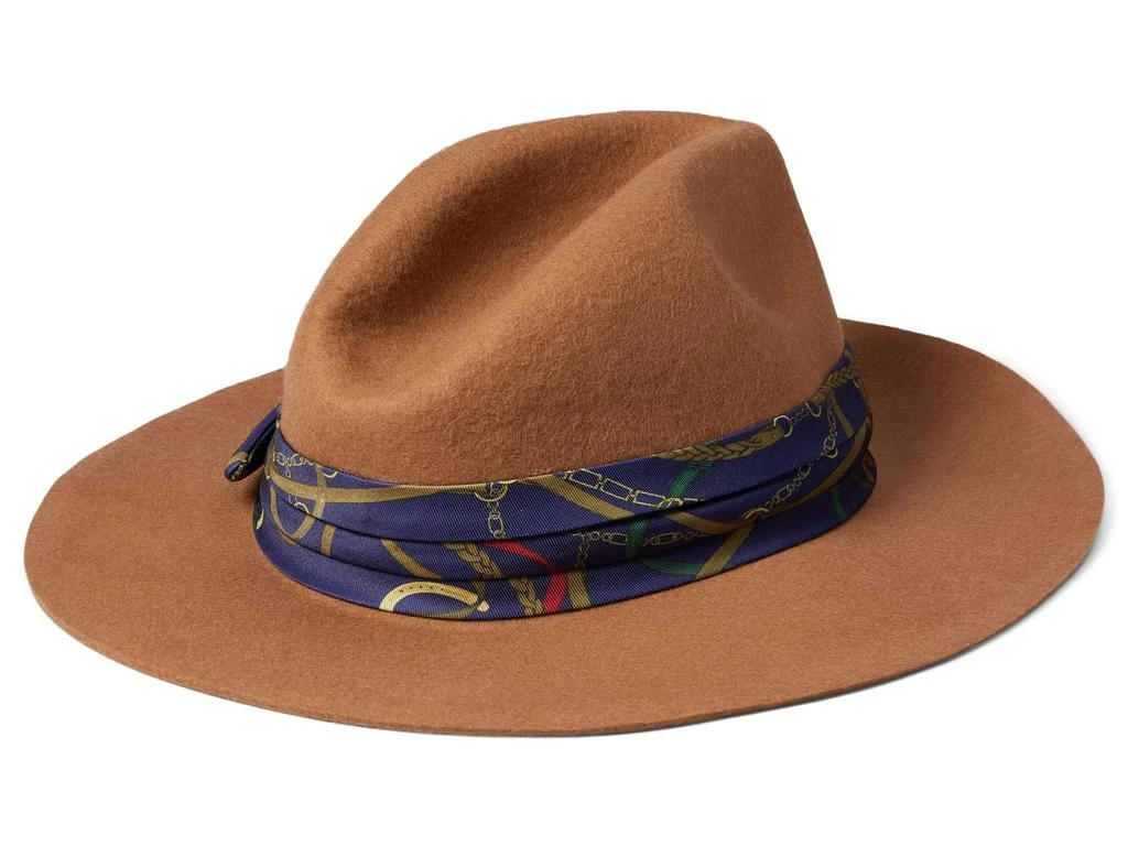 商品Ralph Lauren|Wool Fedora with Fabric Tie Band,价格¥739,第2张图片详细描述