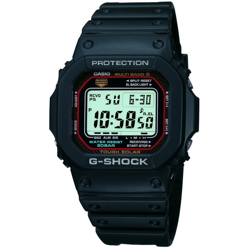 商品Casio|Mens Casio G-Shock Alarm Chronograph Radio Controlled Watch GW-M5610-1ER 卡西欧手表,价格¥999,第1张图片