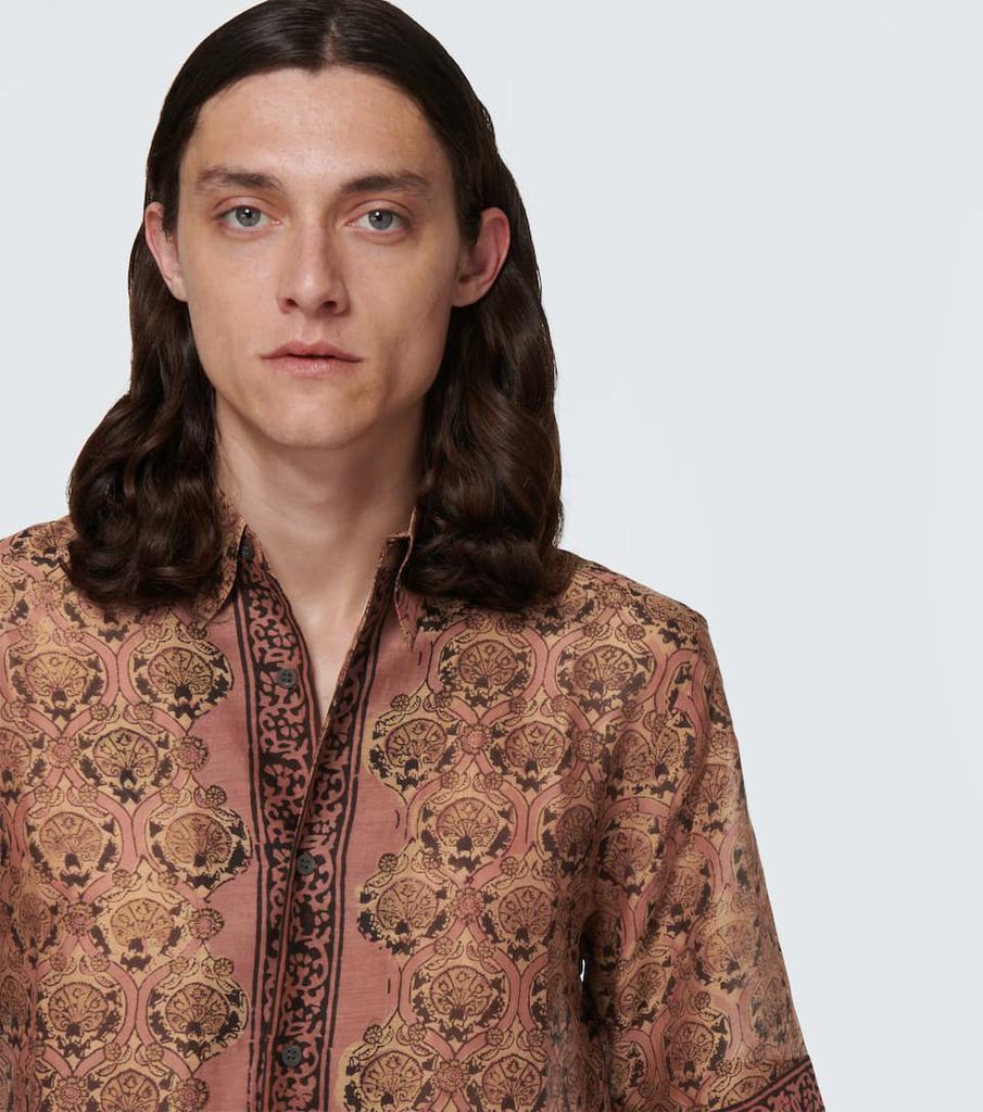 商品Dries Van Noten|Mtheresa独家发售 — 印花棉质短袖衬衫,价格¥4528,第7张图片详细描述