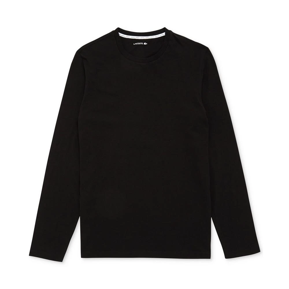 商品Lacoste|Men's Solid Long-Sleeve Pajama T-Shirt,价格¥158,第2张图片详细描述