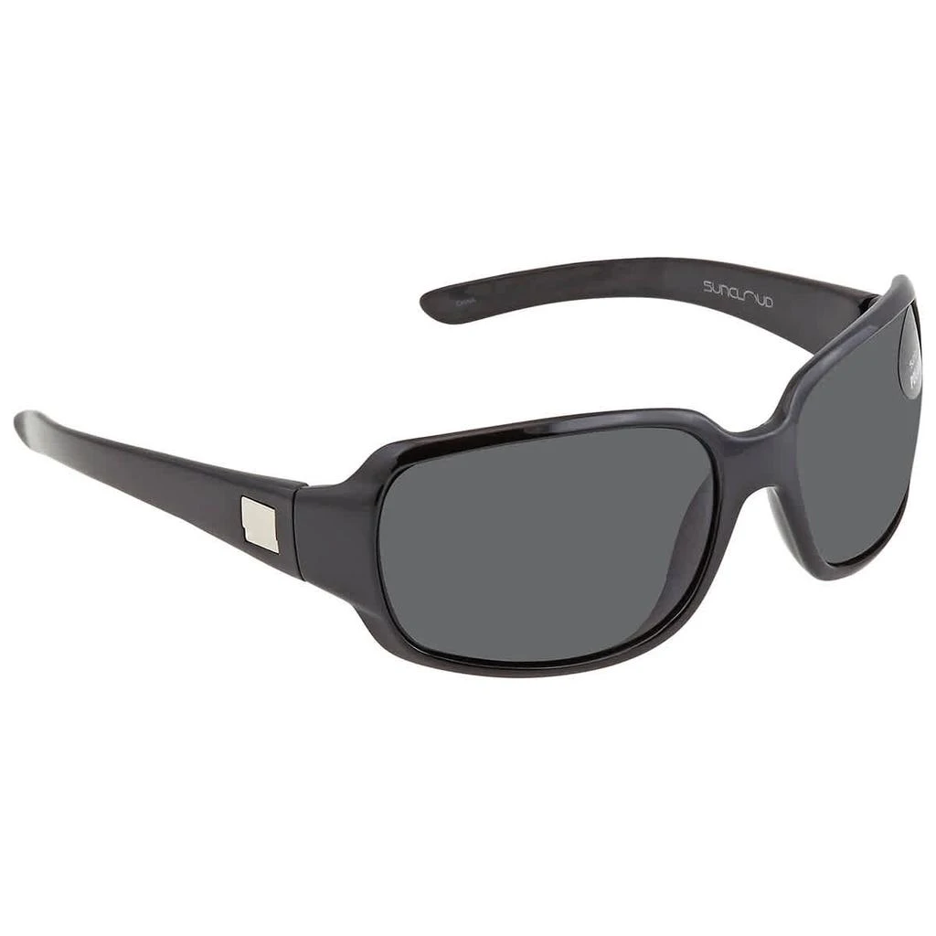 商品Suncloud|Cookie Bi-Focal Reader 2.00 Polarized Grey Oversized Ladies Sunglasses S-CO PPGYBK 66 2.00,价格¥175,第1张图片