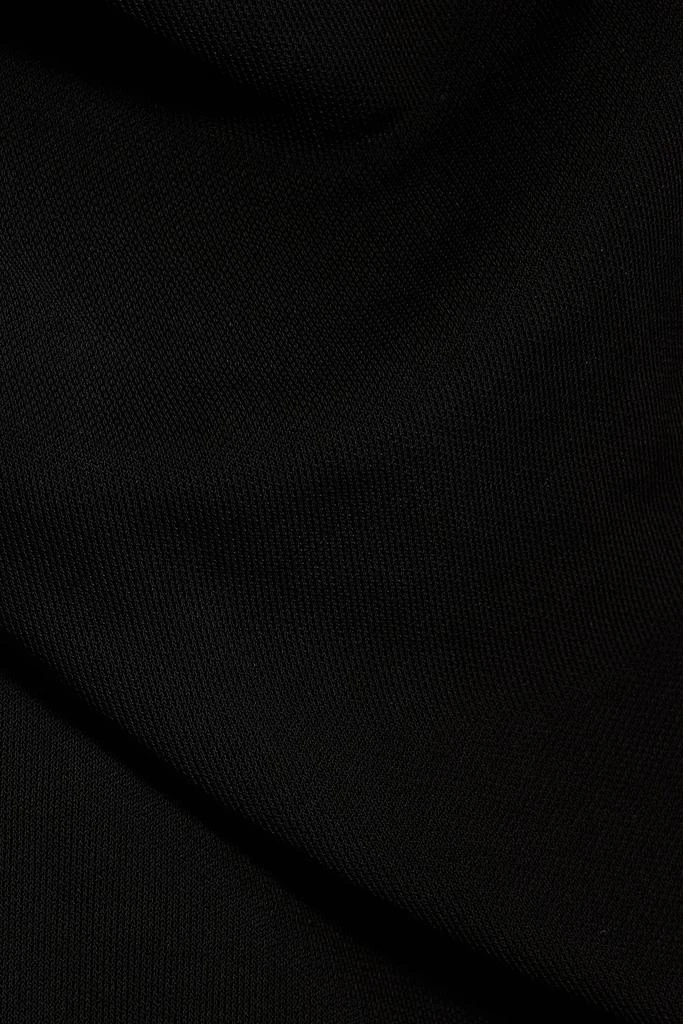 商品Helmut Lang|Mesh-paneled ruched jersey midi dress,价格¥1572,第4张图片详细描述