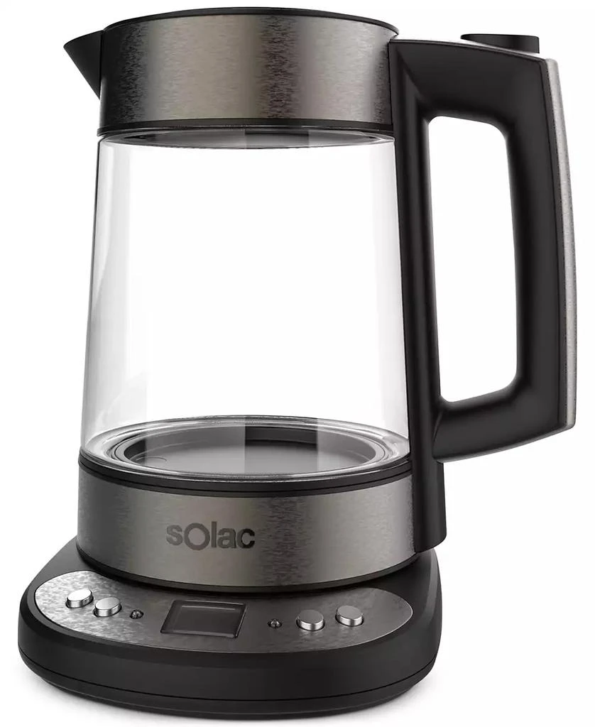 商品SOLAC|Aroa Premium Cordless Glass Electric Brew Kettle with Adjustable Temperature,价格¥668,第1张图片