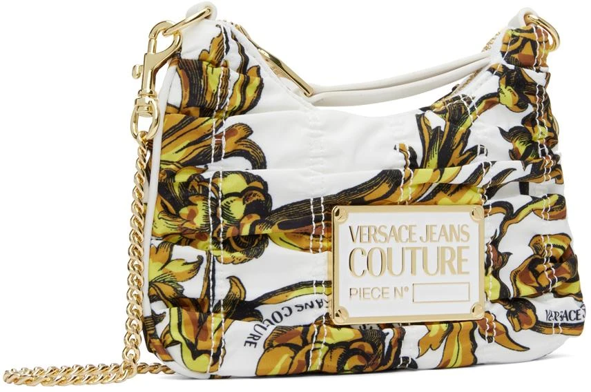 商品Versace|White Nylon Crunchy Baroque Plaque Bag,价格¥639,第2张图片详细描述