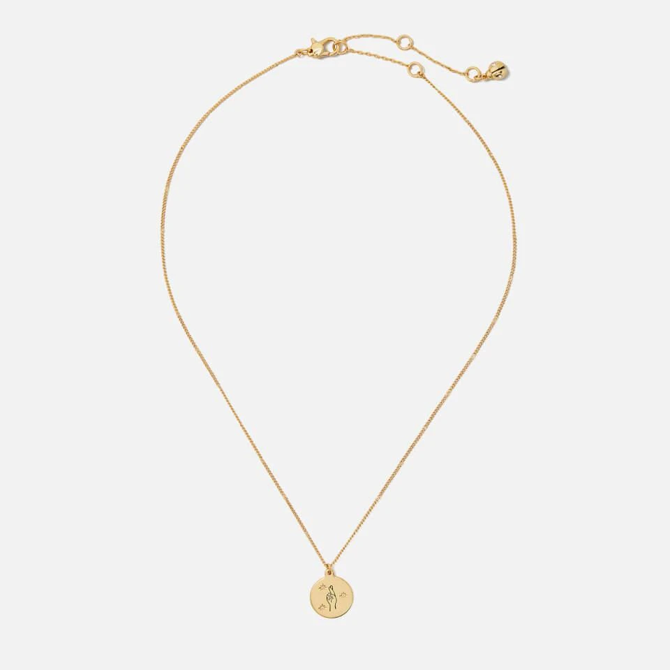 商品Kate Spade|Kate Spade New York Women's Wishes Necklace - Gold,价格¥313,第2张图片详细描述