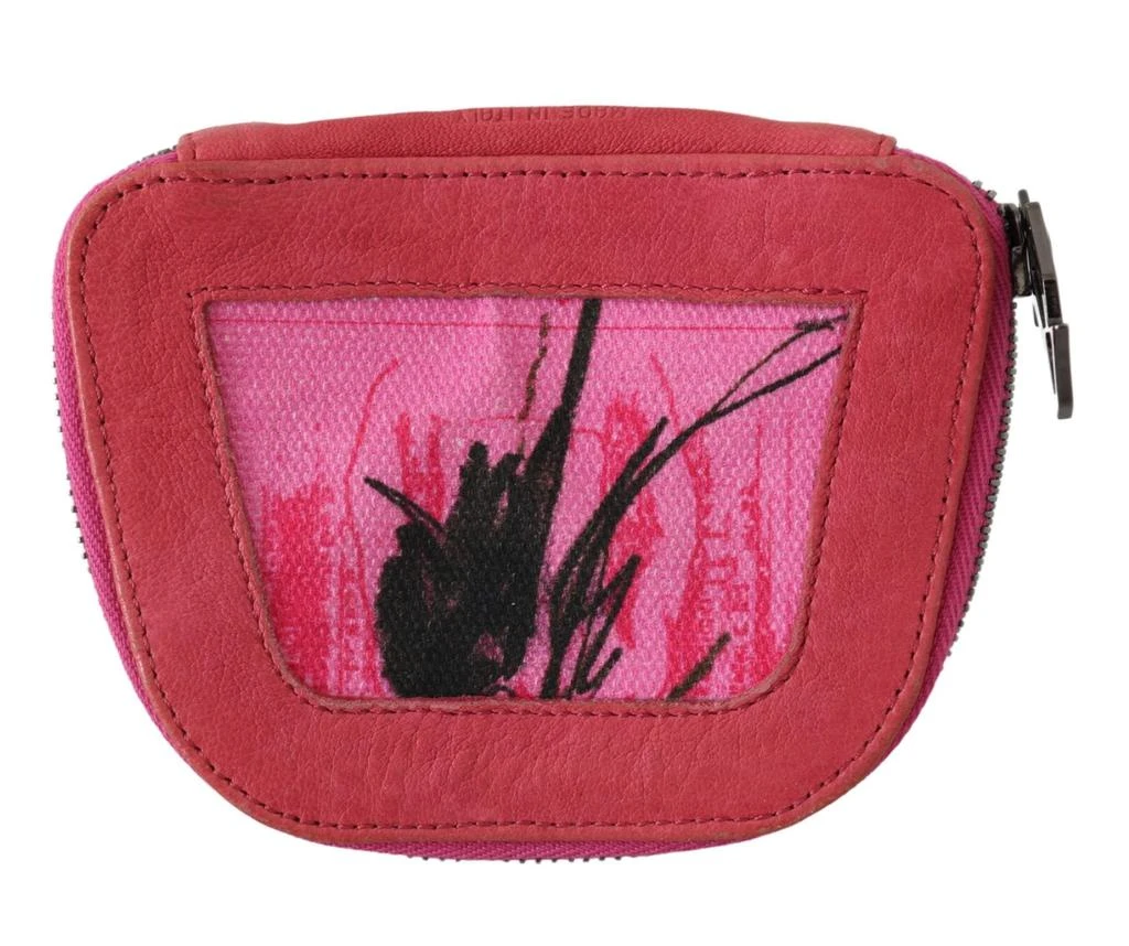 商品PINKO|PINKO  Suede Printed Coin Holder Women Fabric Zippered Purse,价格¥585,第2张图片详细描述