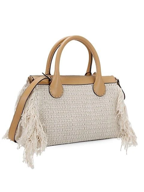 商品Chloé|Medium Edith Fringe Knit Tote,价格¥14846,第4张图片详细描述