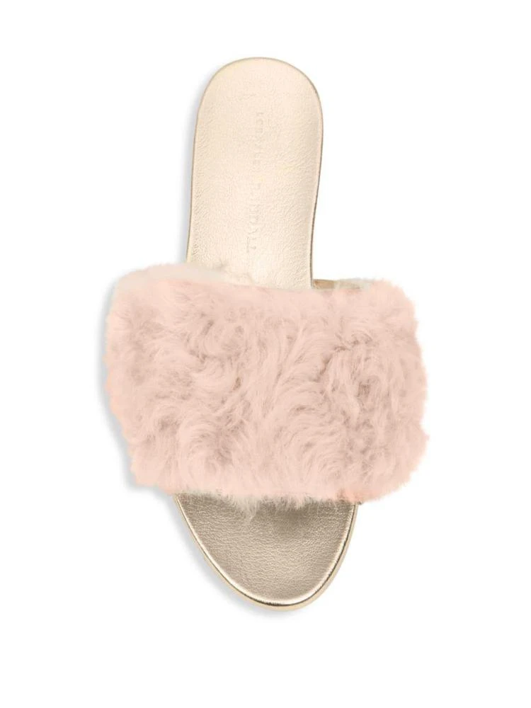 商品Loeffler Randall|Domino Shearling Slide Sandals,价格¥1186,第4张图片详细描述