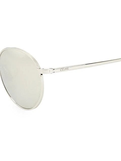 商品Celine|50MM Round Metal Sunglasses,价格¥3059,第3张图片详细描述