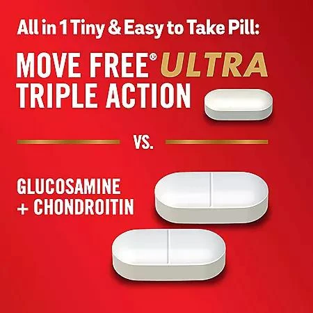 商品Move Free|Move Free Ultra Triple Action Joint Health Support Tablets  75 ct.,价格¥165,第2张图片详细描述