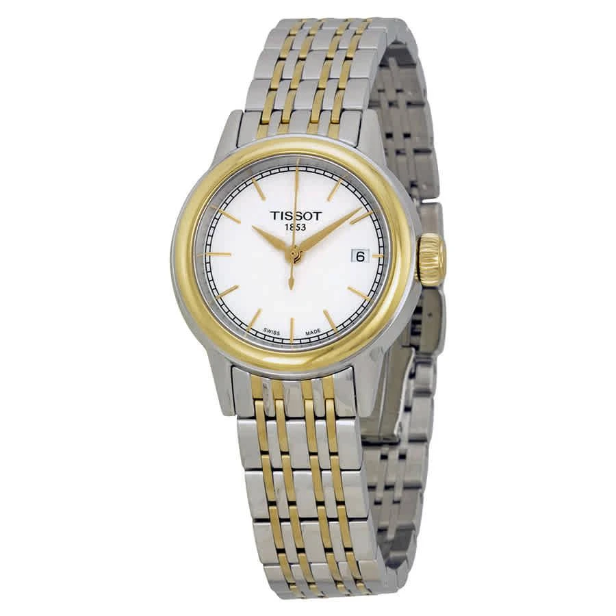 商品Tissot|Carson White Dial Two-tone Ladies Watch T0852102201100,价格¥1035,第1张图片