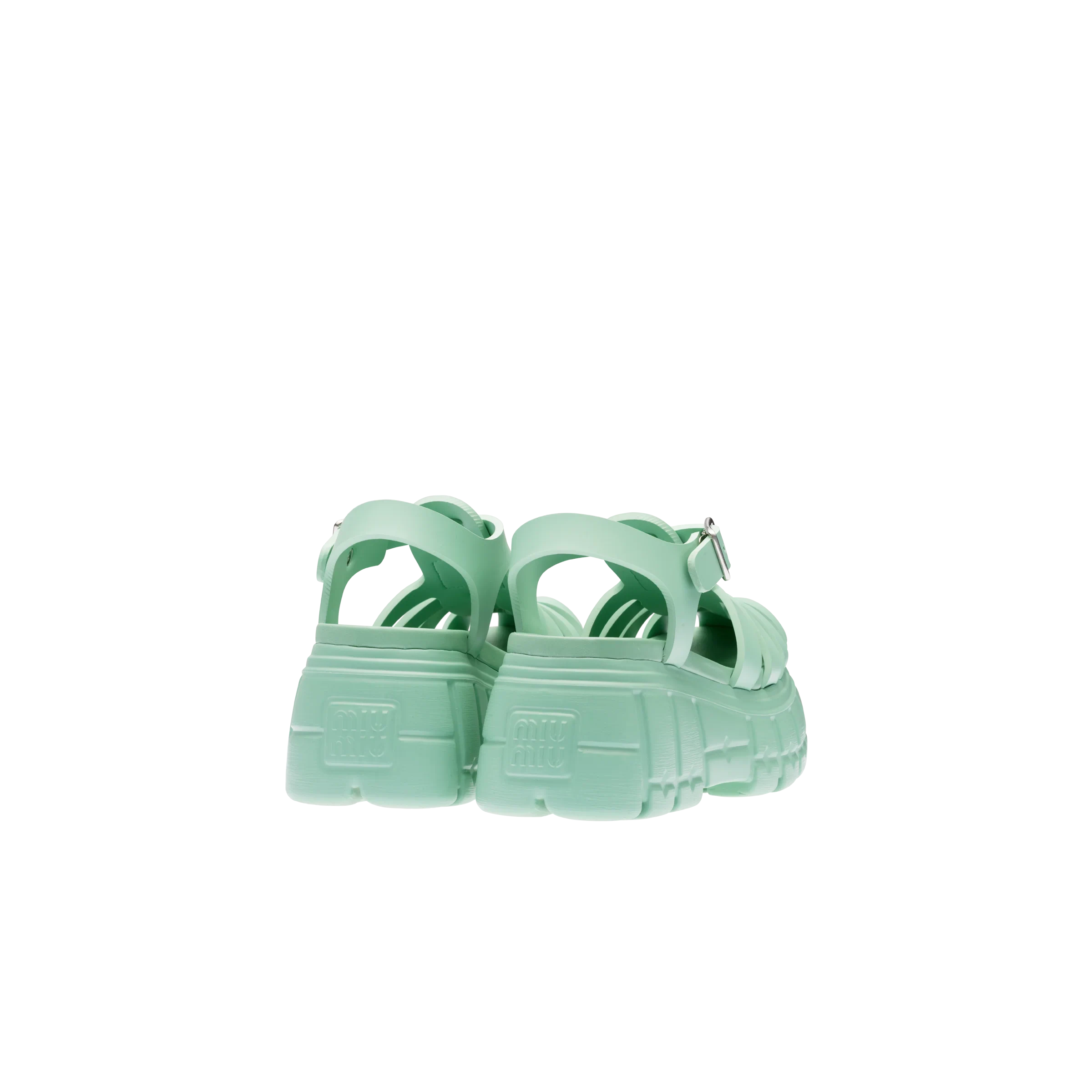 包邮包税【预售7天发货】 MIUMIU缪缪 23秋冬 女士 厚底鞋 Sandales à plateforme en EVA 5X709D_3LKK_F0092_F_085 商品