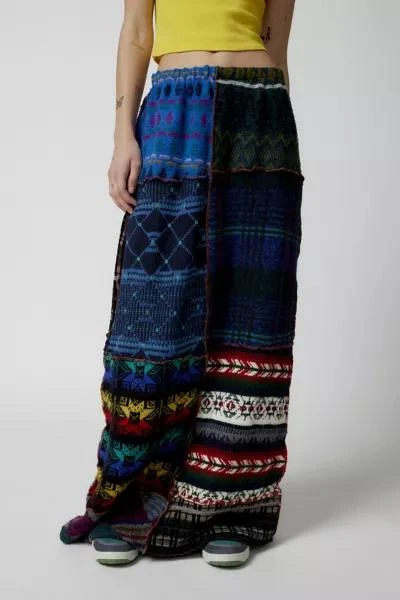 商品Urban Renewal|Urban Renewal Re/Creative Remade Patterned Sweater Maxi Skirt,价格¥228,第2张图片详细描述