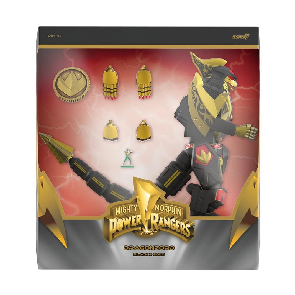 商品Super 7|Mighty Morphin Power Rangers Dragonzord 7" Ultimates, Action Figure,价格¥486,第3张图片详细描述