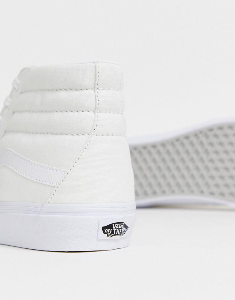 Vans SK8-Hi trainers in white商品第2张图片规格展示