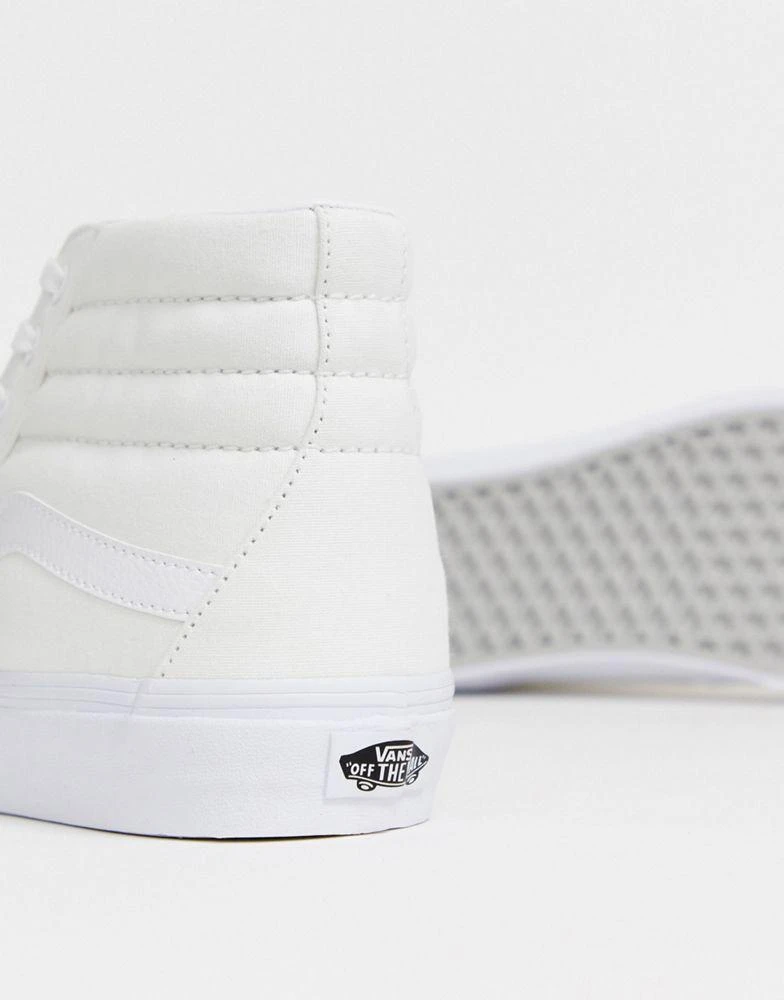 商品Vans|Vans SK8-Hi trainers in white,价格¥393,第2张图片详细描述