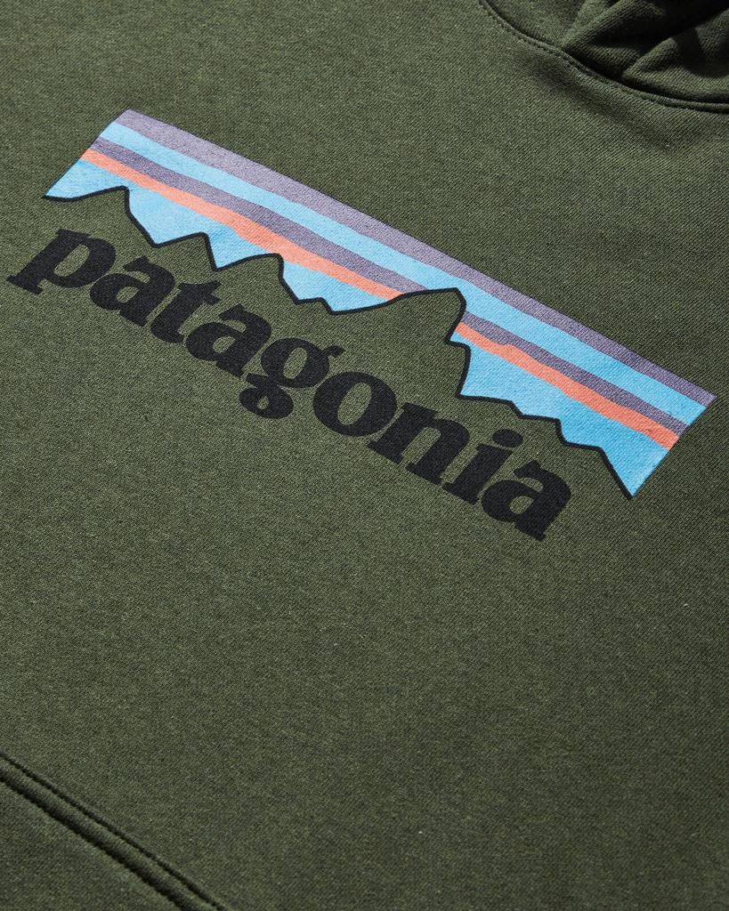 商品Patagonia|Men's P-6 Logo Uprisal Hooded Sweatshirt Torrey Pine Green,价格¥433,第3张图片详细描述