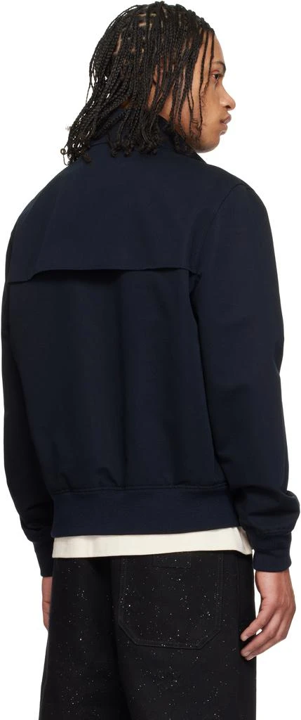 商品Givenchy|Navy Monogram 72 Crystals Harrington Jacket,价格¥7000,第3张图片详细描述