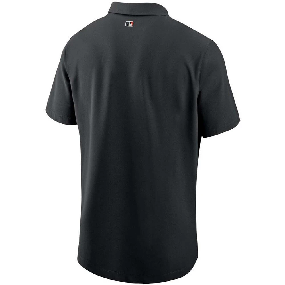 商品NIKE|Men's Black San Francisco Giants Authentic Collection Performance Polo Shirt,价格¥649,第3张图片详细描述