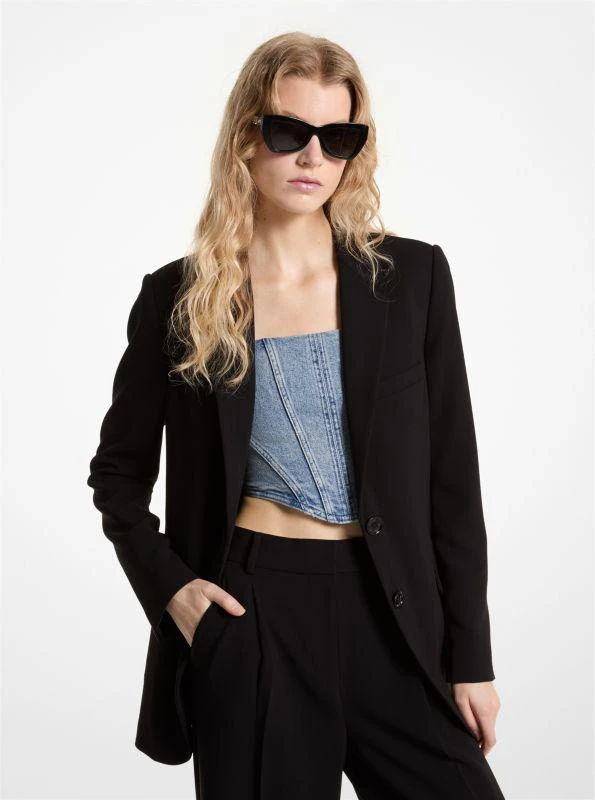 商品Michael Kors|Crepe Boyfriend Blazer,价格¥792,第1张图片